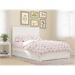 AFI NoHo Wood Full Bed with Footboard and Twin Trundle in White