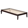 AFI Colorado Modern Solid Wood Twin XL Bed with USB Charger in Espresso