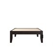 AFI Colorado Solid Wood Twin Platform Bed with USB Charging Station in Espresso