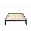 AFI Colorado Modern Solid Wood Full Bed with USB Charging Station  in Espresso