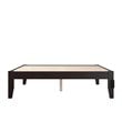AFI Colorado Modern Solid Wood Full Bed with USB Charging Station  in Espresso