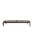 AFI Colorado Modern Solid Wood Full Bed with USB Charging Station  in Espresso