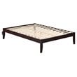 AFI Colorado Modern Solid Wood Full Bed with USB Charging Station  in Espresso