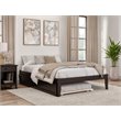 AFI Colorado Modern Wood Full Bed with Twin Trundle in Espresso