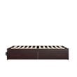 AFI Colorado Modern Wood Full Bed with 2 Drawers in Espresso