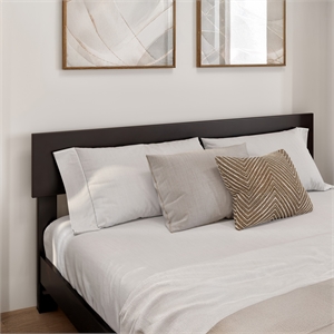 AFI Boston Modern Solid Wood Full Size Headboard in Espresso