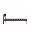 AFI Boston Modern Solid Wood Twin Size Platform Bed in Espresso