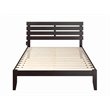 AFI Oxford Modern Solid Wood Platform Queen Bed with USB Charger in Espresso