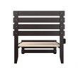 AFI Oxford Wood Twin Extra Long Bed with Footboard in Espresso