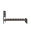 AFI Oxford Modern Wood Twin Bed with Footboard with USB Charger in Espresso