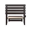 AFI Oxford Modern Wood Twin Bed with Footboard with USB Charger in Espresso