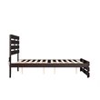 AFI Oxford Modern Solid Wood Full Bed with Footboard and USB Charger in Espresso