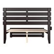 AFI Oxford Modern Solid Wood Full Bed with Footboard and USB Charger in Espresso