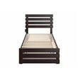 AFI Oxford Wood Twin Bed with Footboard and Twin Trundle in Espresso