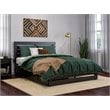 AFI Oxford Wood Queen Bed with Footboard and Drawers in Espresso