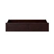 AFI Underbed Accessory Modern Wood Full Foot Drawer in Espresso