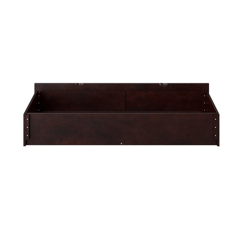 AFI Underbed Accessory Modern Wood Full Foot Drawer in Espresso