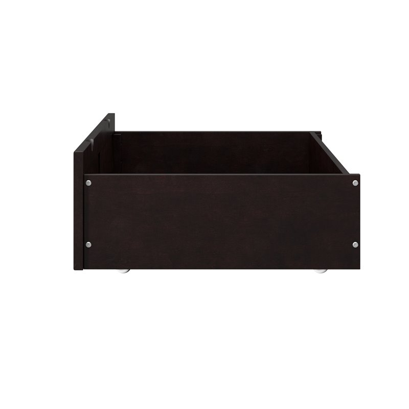 AFI Underbed Accessory Modern Wood Full Foot Drawer in Espresso