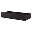AFI Underbed Accessory Modern Wood Full Foot Drawer in Espresso