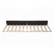AFI Twin XL Solid Wood Modern Panel Trundle in Espresso Brown