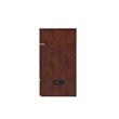 Northfield Queen Solid Wood Modern Murphy Bed Chest with Mattress  in Walnut