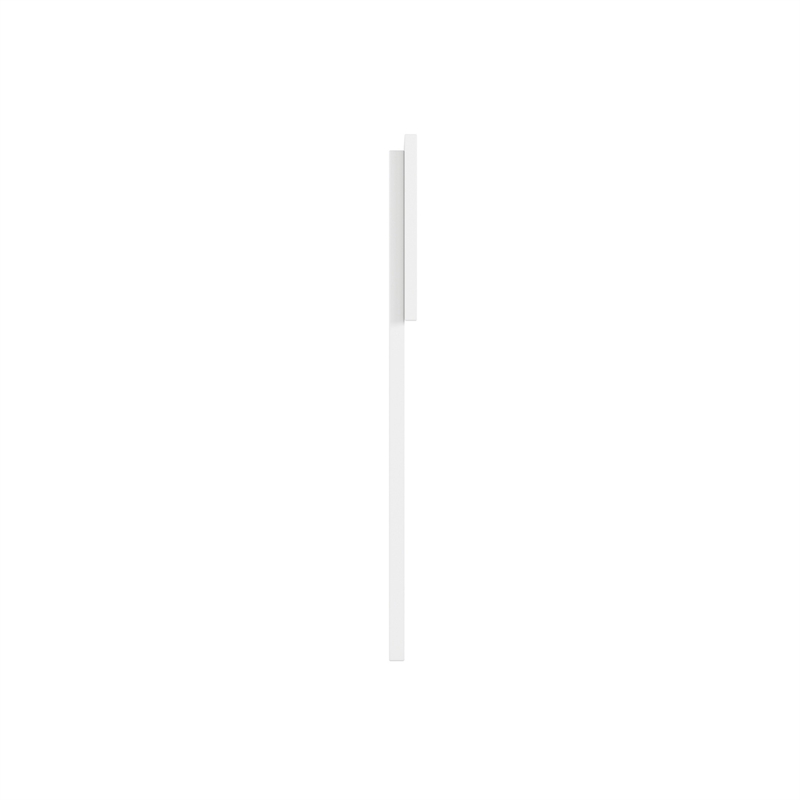 Orlando King Modern Wood Panel Headboard in White