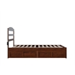 AFI Warren Solid Wood Traditional Full Bed w/ 2 Drawers in Walnut
