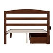 AFI Warren Solid Wood Traditional Full Bed w/ 2 Drawers in Walnut