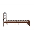 AFI Warren Solid Wood Traditional Full Bed with Footboard in Walnut