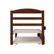 AFI Warren Solid Wood Twin XL Bed w/ Twin XL Trundle in Walnut