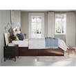 AFI Warren Solid Wood Twin Extra Long Bed w/ 2 Drawers in Walnut