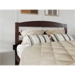 AFI Warren Solid Wood Queen Bed w/ Footboard & Twin XL Trundle in Walnut