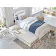 AFI Warren Solid Wood Twin XL Bed w/ Footboard & Twin XL Trundle in White