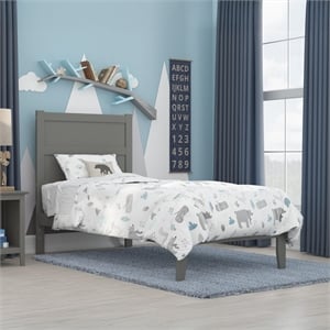 AFI NoHo Solid Wood Twin Bed in Espresso