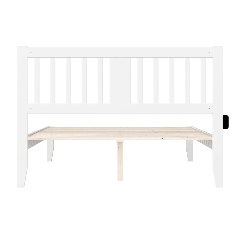 AFI Tahoe Solid Wood Twin Platform Bed in Espresso