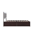 AFI Tahoe Full Solid Wood Platform Bed with 2 Drawers in Espresso