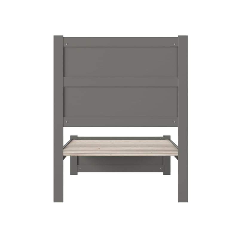 AFI NoHo Queen Solid Wood Bed with Footboard in Espresso