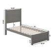 AFI NoHo Queen Solid Wood Bed with Footboard in Espresso