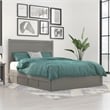 AFI NoHo Queen Wood Bed with Footboard and 2 Drawers in Espresso