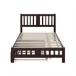 AFI Tahoe Wood Twin XL Platform Bed w/Footboard and Twin XL Trundle in Espresso