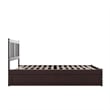 AFI Tahoe Solid Wood Queen with Footboard and Twin XL Trundle in Espresso