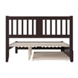 AFI Tahoe Solid Wood Queen with Footboard and Twin XL Trundle in Espresso