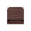 Northfield Twin XL Solid Wood Modern Murphy Bed Chest with Mattress Burnt Amber