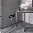 Northfield Full Solid Wood Modern Murphy Bed Chest with Mattress in Gray