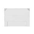 AFI Hamilton Full Solid Wood Murphy Bed Chest with Built-In Charger in White