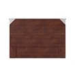 AFI Hamilton Full Solid Wood Murphy Bed Chest with Built-In Charger in Walnut