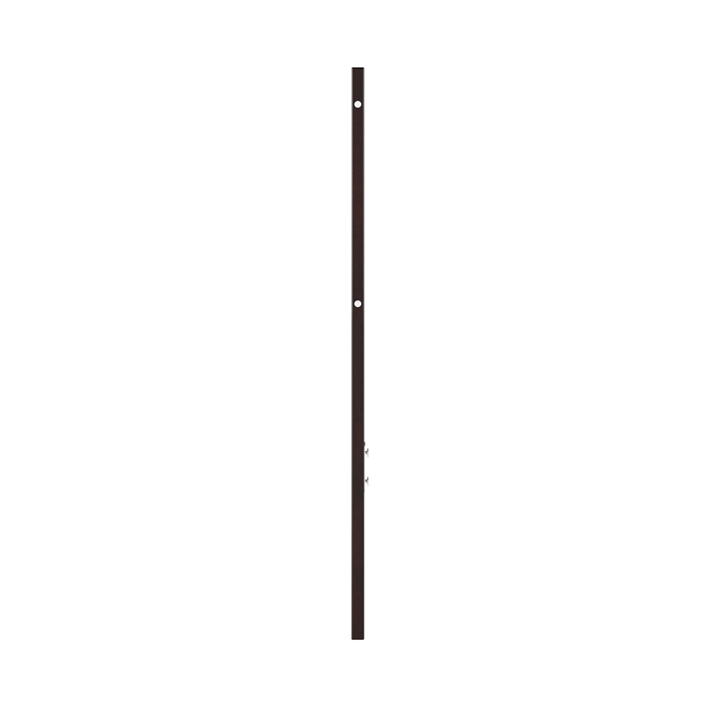 Warren Arched Horizontal Slat Solid Wood Headboard Full in Espresso
