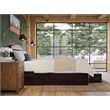 Warren Solid Wood Platform Bed with Storage Drawers Set of 2 Queen Espresso