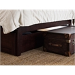 Warren Solid Wood Platform Bed with Storage Drawers Set of 2 Queen Espresso