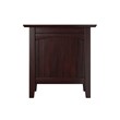 AFI Nantucket Solid Wood Modern Side Table (Set of 2) in Espresso